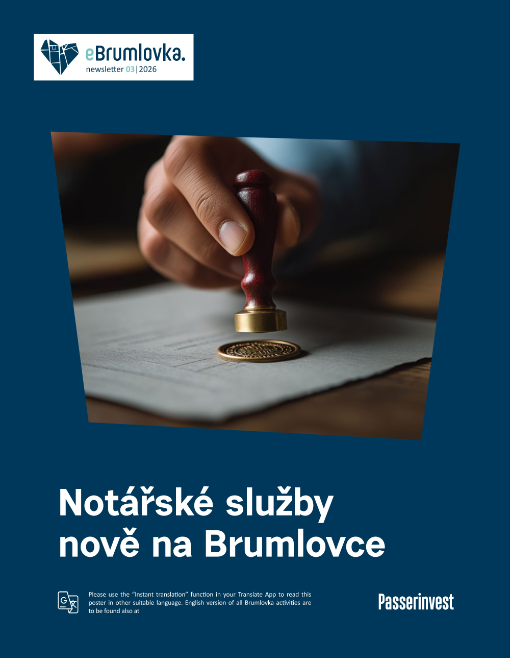 Leták eBrumlovka magazín - strana 1