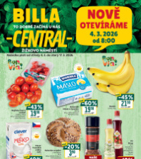 Akční leták BILLA  - Chomutov, Žižkovo náměstí