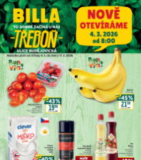 Akční leták BILLA  - Třeboň, Budějovická