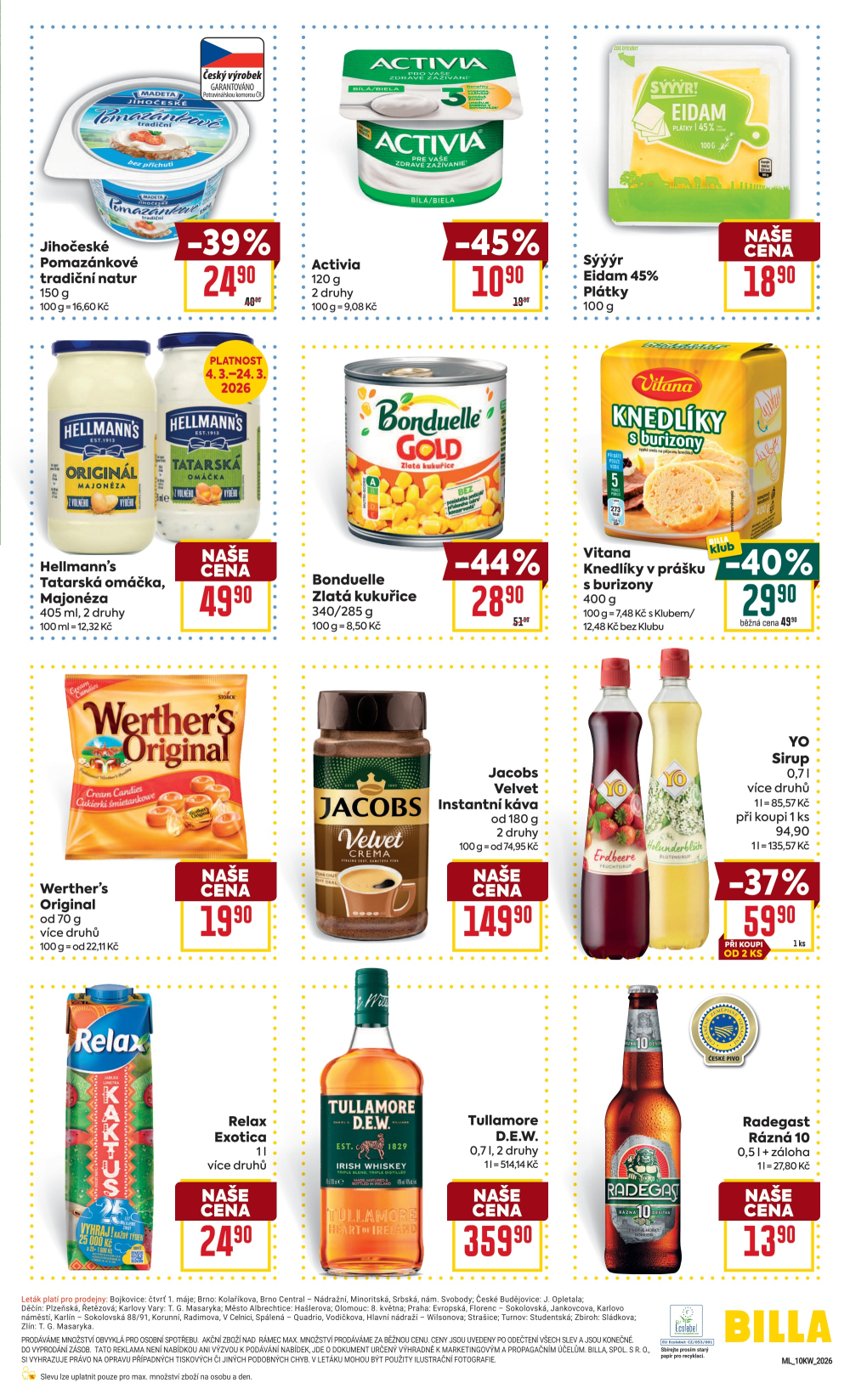 Leták BILLA malý leták - strana 3