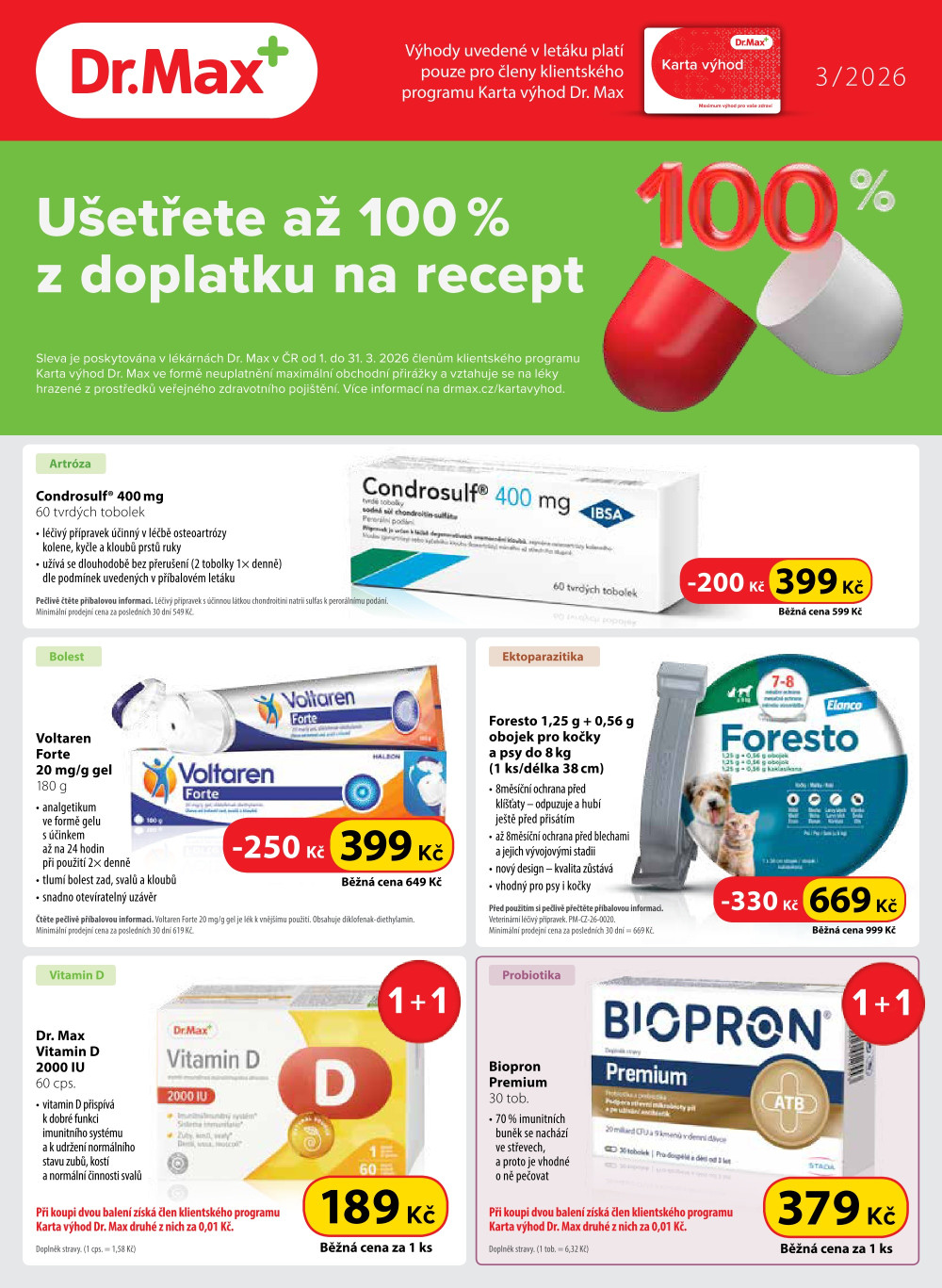 Leták Dr. Max leták - strana 1