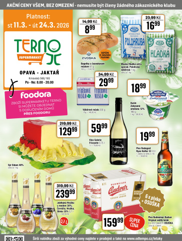 TEMPO leták - Terno Opava - Jaktář