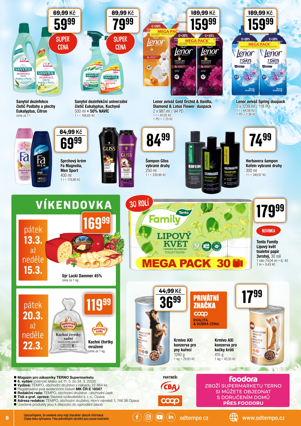 Leták TEMPO leták - Terno Opava - Jaktář - strana 8