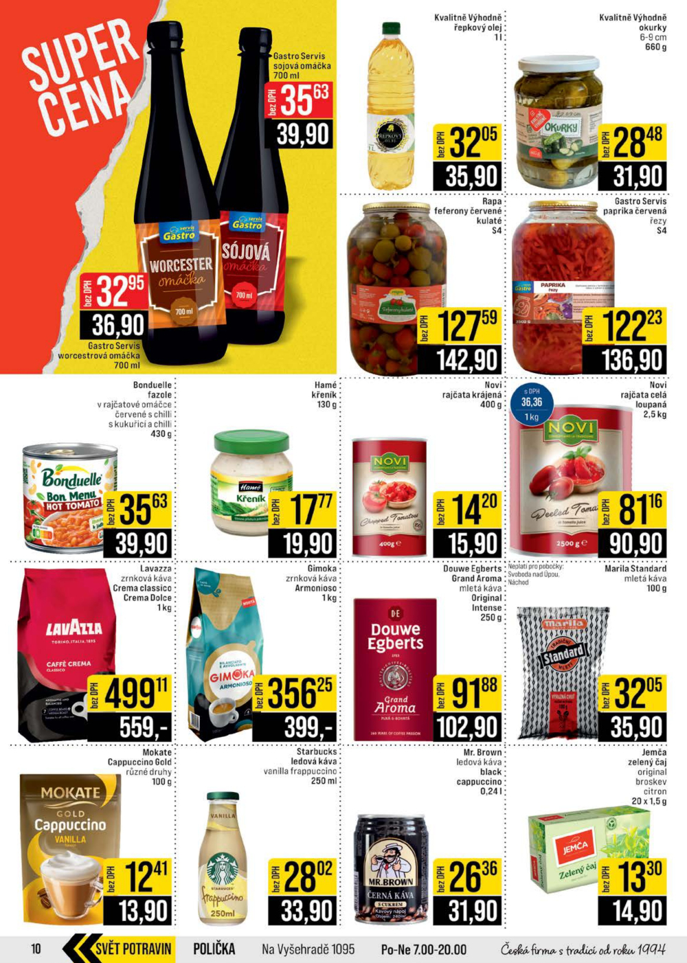 Leták JIP leták CC Cash & Carry - České Budějovice, Most, Náchod, Svoboda nad Úpou, Sušice - strana 10