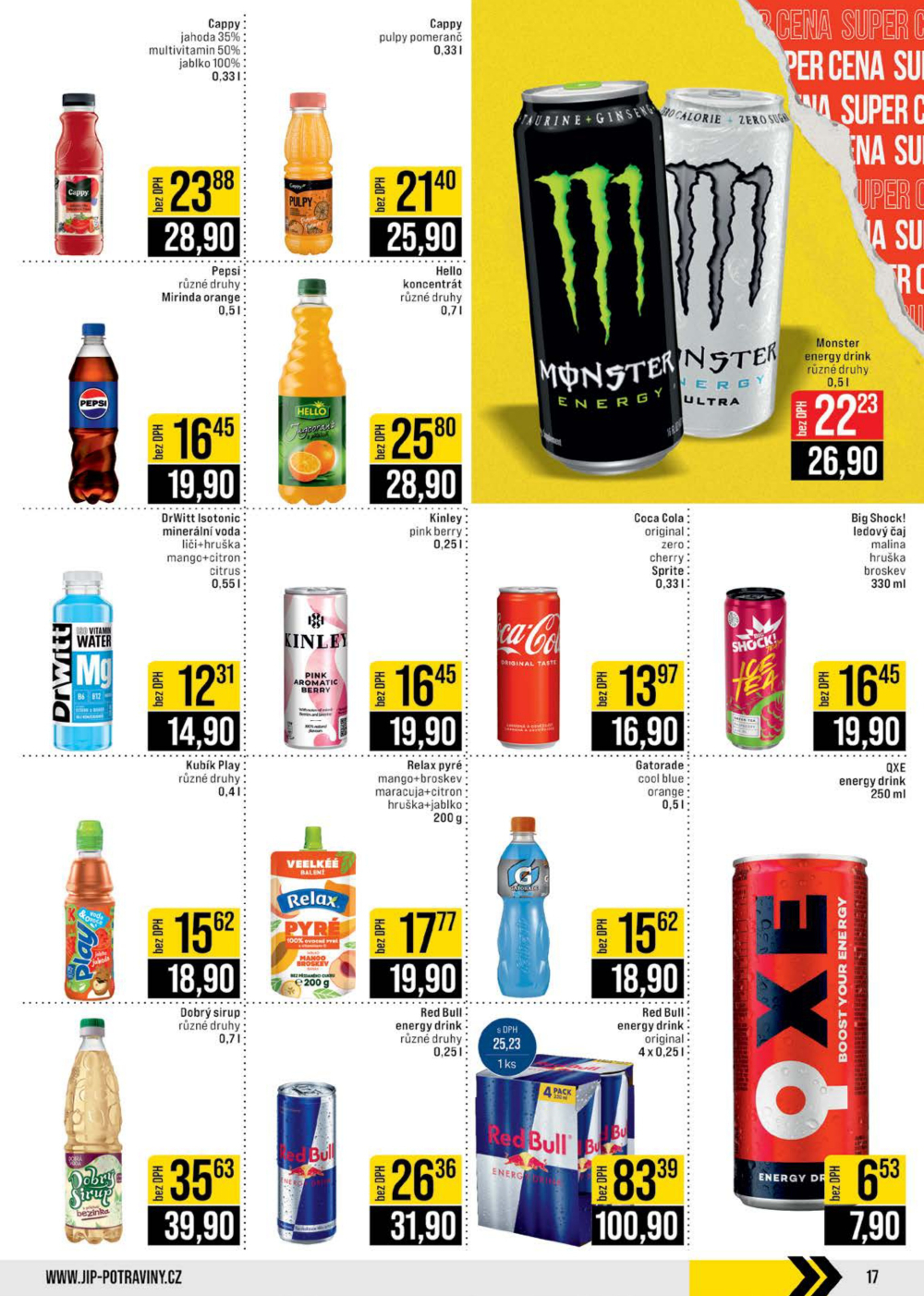 Leták JIP leták CC Cash & Carry - České Budějovice, Most, Náchod, Svoboda nad Úpou, Sušice - strana 17