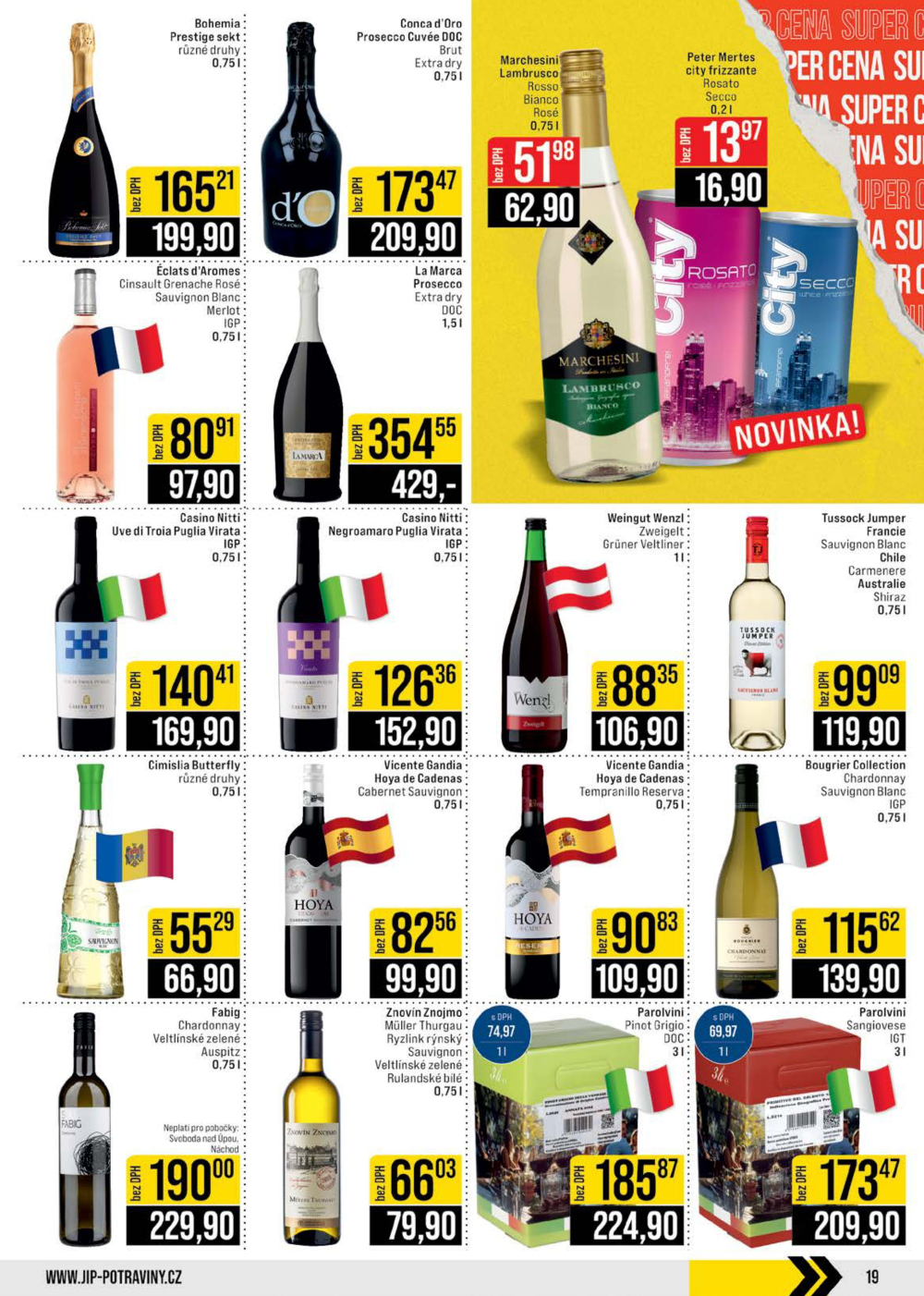 Leták JIP leták CC Cash & Carry - České Budějovice, Most, Náchod, Svoboda nad Úpou, Sušice - strana 19