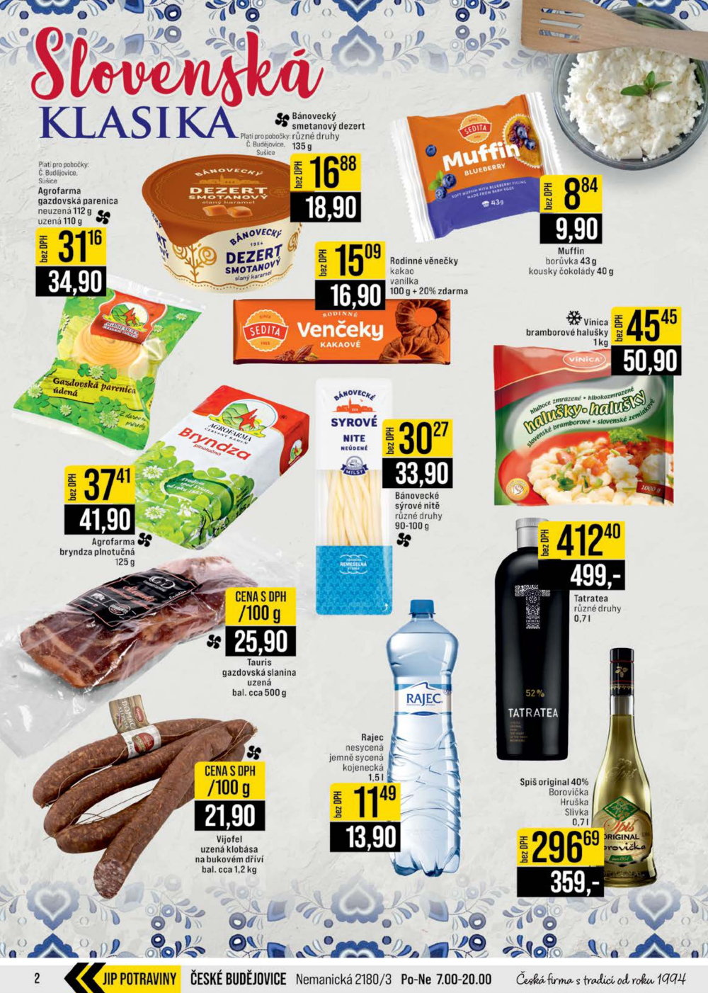 Leták JIP leták CC Cash & Carry - České Budějovice, Most, Náchod, Svoboda nad Úpou, Sušice - strana 2