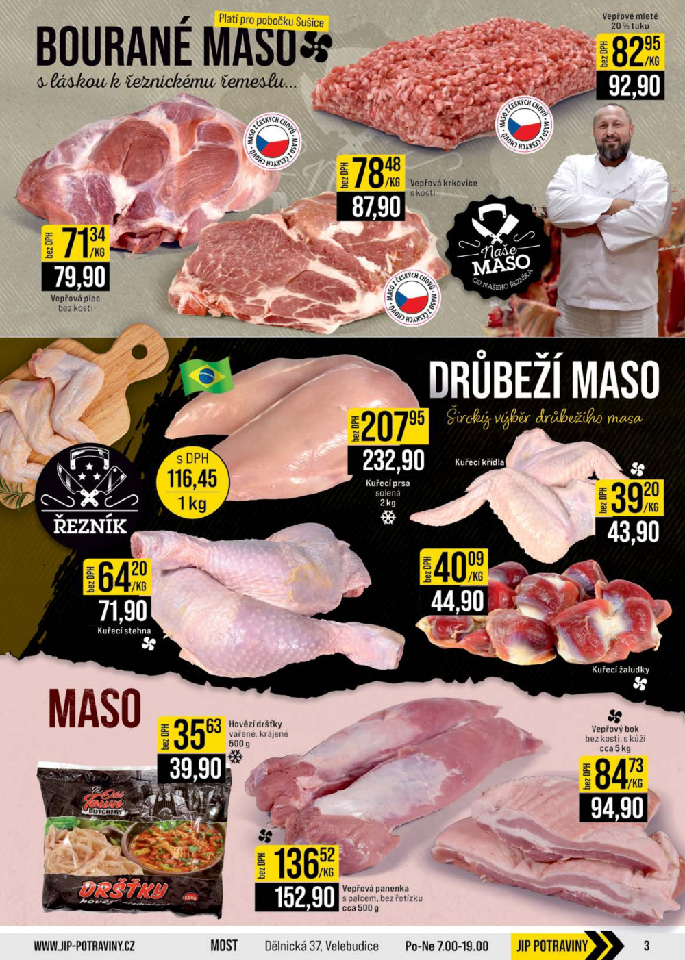 Leták JIP leták CC Cash & Carry - České Budějovice, Most, Náchod, Svoboda nad Úpou, Sušice - strana 3