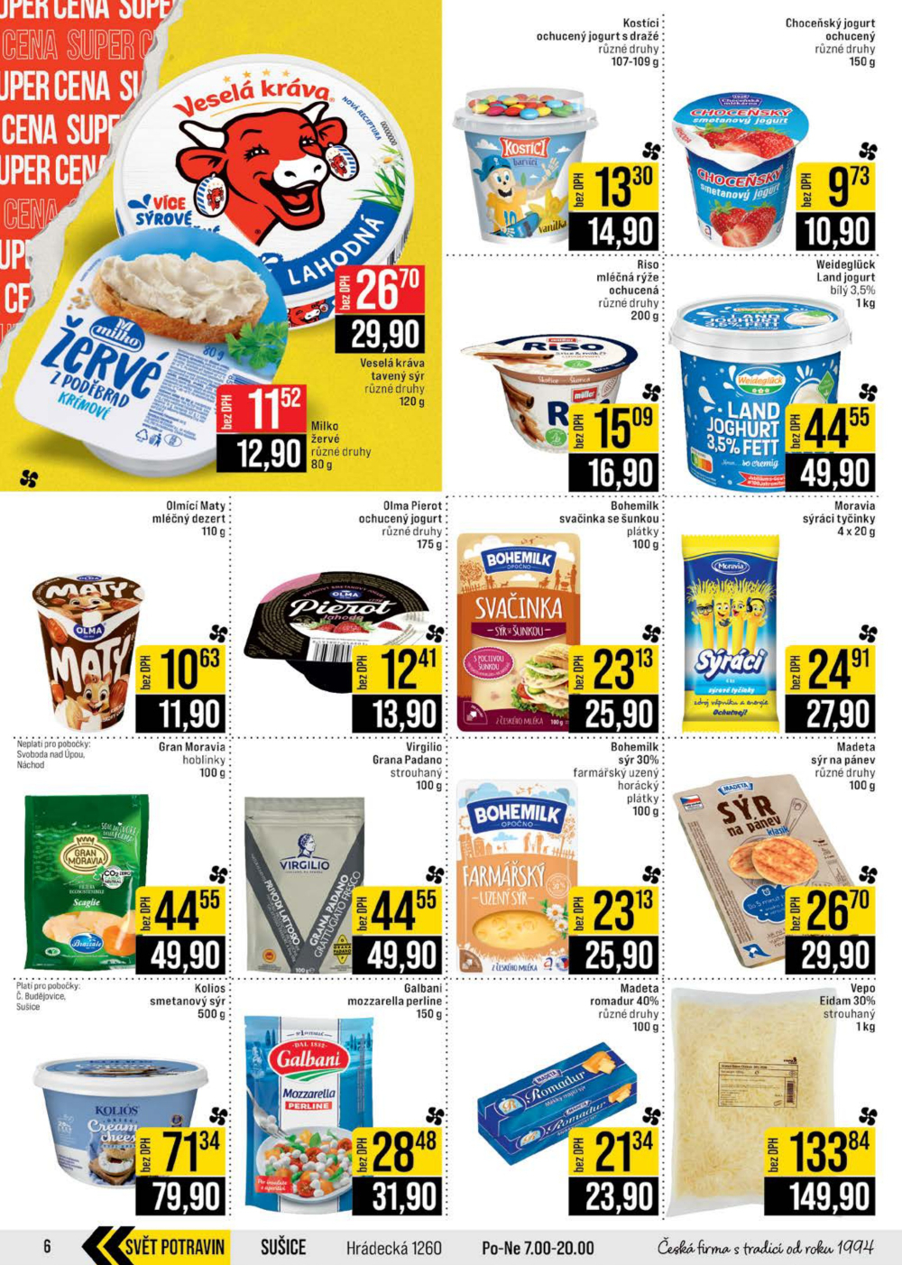 Leták JIP leták CC Cash & Carry - České Budějovice, Most, Náchod, Svoboda nad Úpou, Sušice - strana 6
