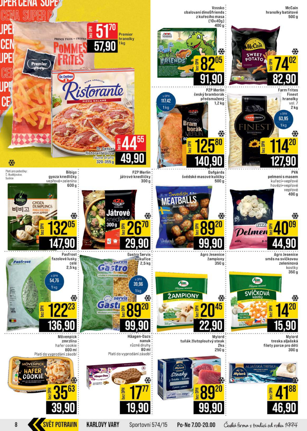 Leták JIP leták CC Cash & Carry - České Budějovice, Most, Náchod, Svoboda nad Úpou, Sušice - strana 8