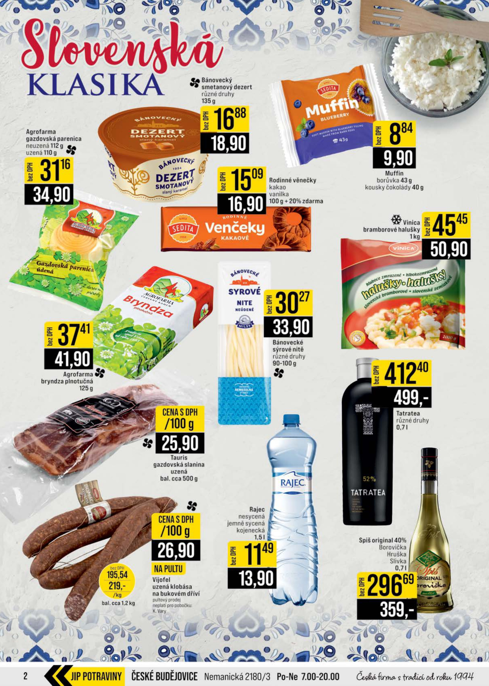 Leták JIP leták CC Cash & Carry - Brno, Ostrava, Praha, Polička, Olomouc, Karlovy Vary, Zlín, Jilemnice, Pardubice - strana 2
