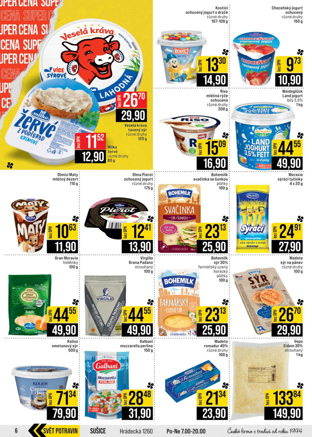 Leták JIP leták CC Cash & Carry - Brno, Ostrava, Praha, Polička, Olomouc, Karlovy Vary, Zlín, Jilemnice, Pardubice - strana 6