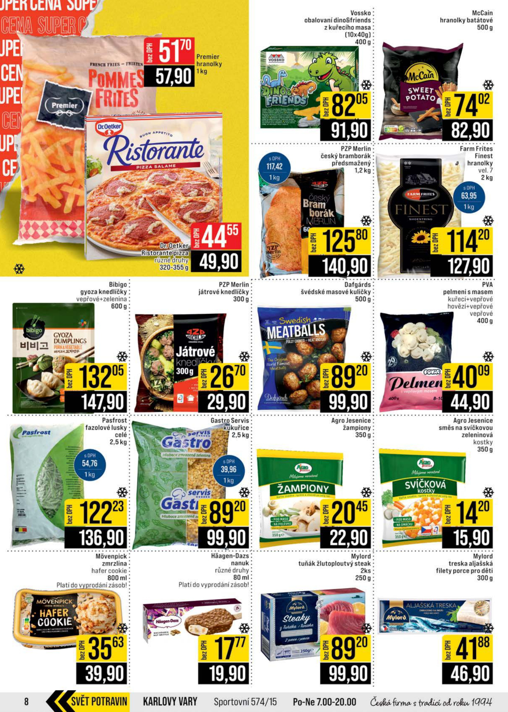 Leták JIP leták CC Cash & Carry - Brno, Ostrava, Praha, Polička, Olomouc, Karlovy Vary, Zlín, Jilemnice, Pardubice - strana 8