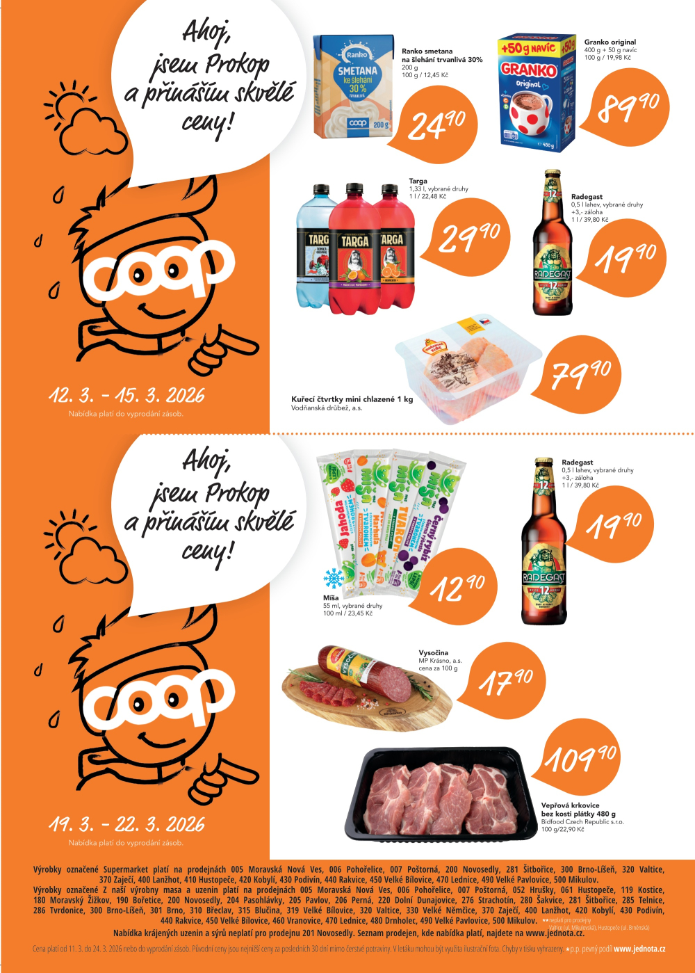 Leták Jednota Mikulov leták - strana 16