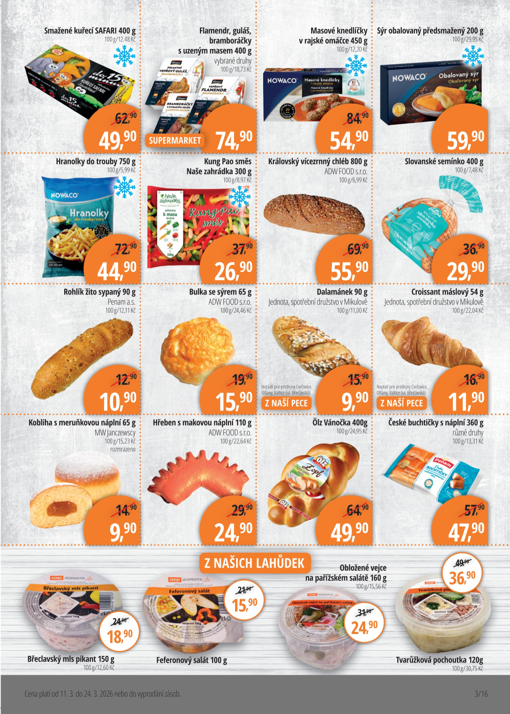 Leták Jednota Mikulov leták - strana 3