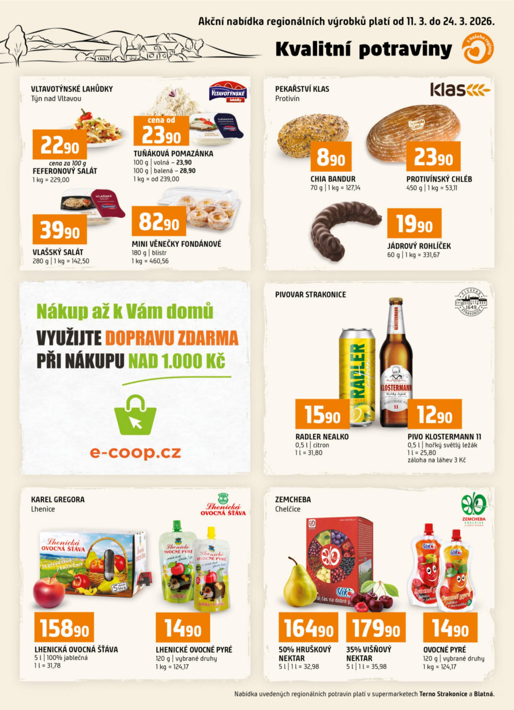 Leták Terno leták - Strakonice, Blatná - strana 16
