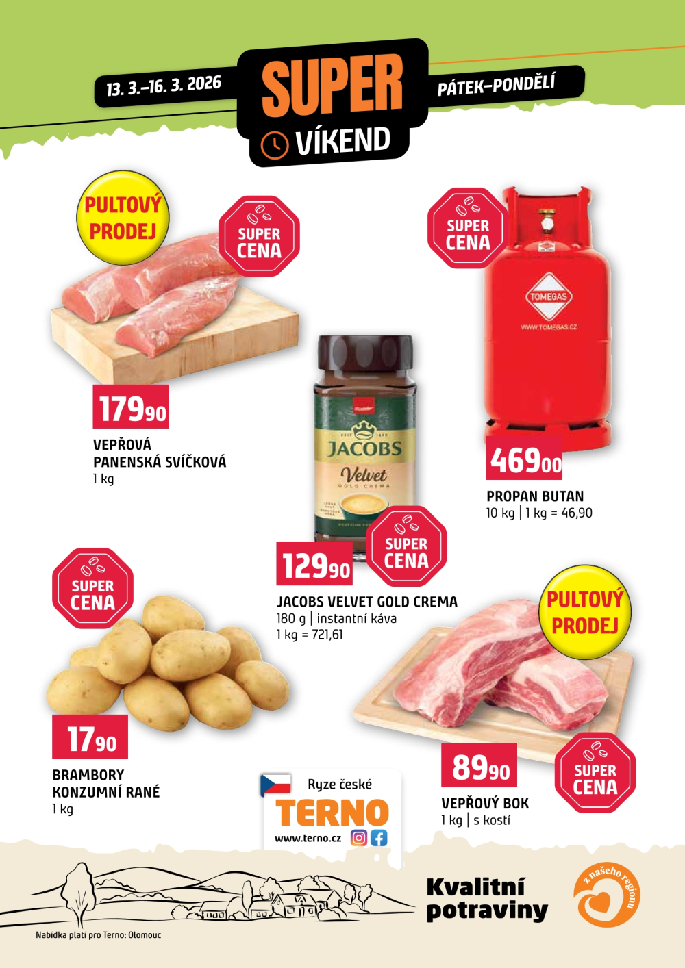 Leták Terno leták Víkendovka - Olomouc - strana 1