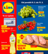 Akční leták Lidl  od pondělí