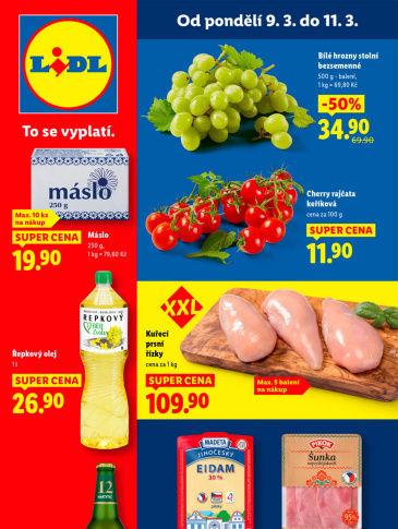 Lidl leták od pondělí