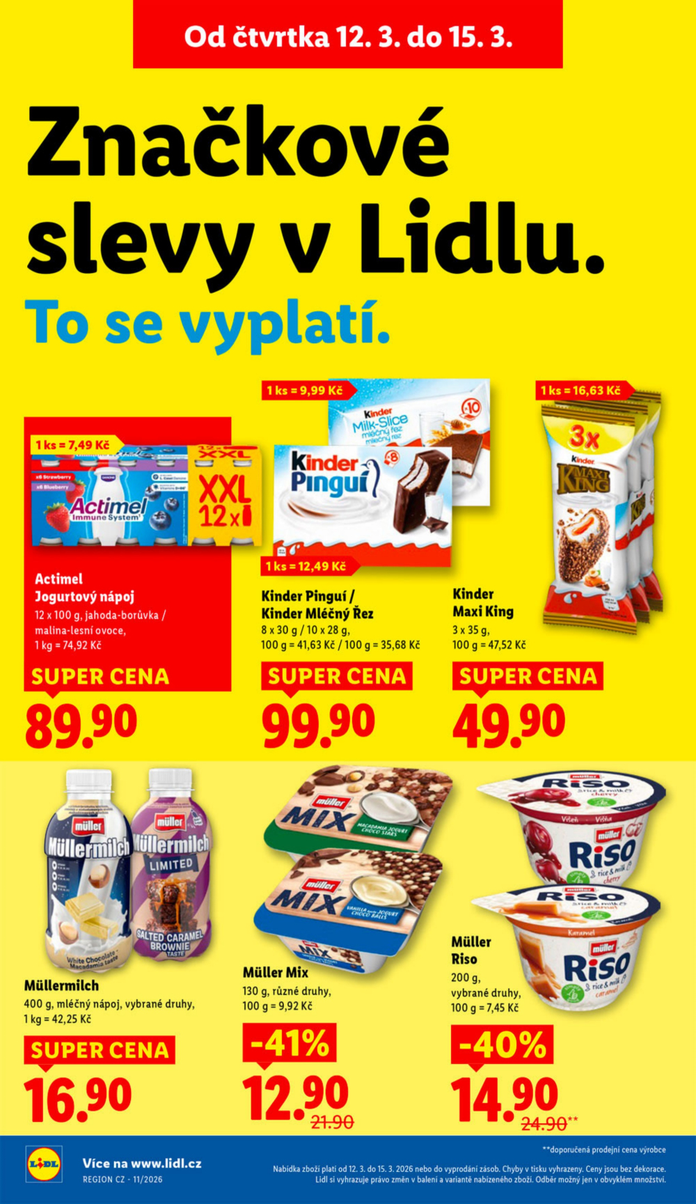 Leták Lidl leták od čtvrtka - Značkové slevy - strana 20