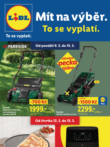 Lidl leták - Nabídka spotřebního zboží