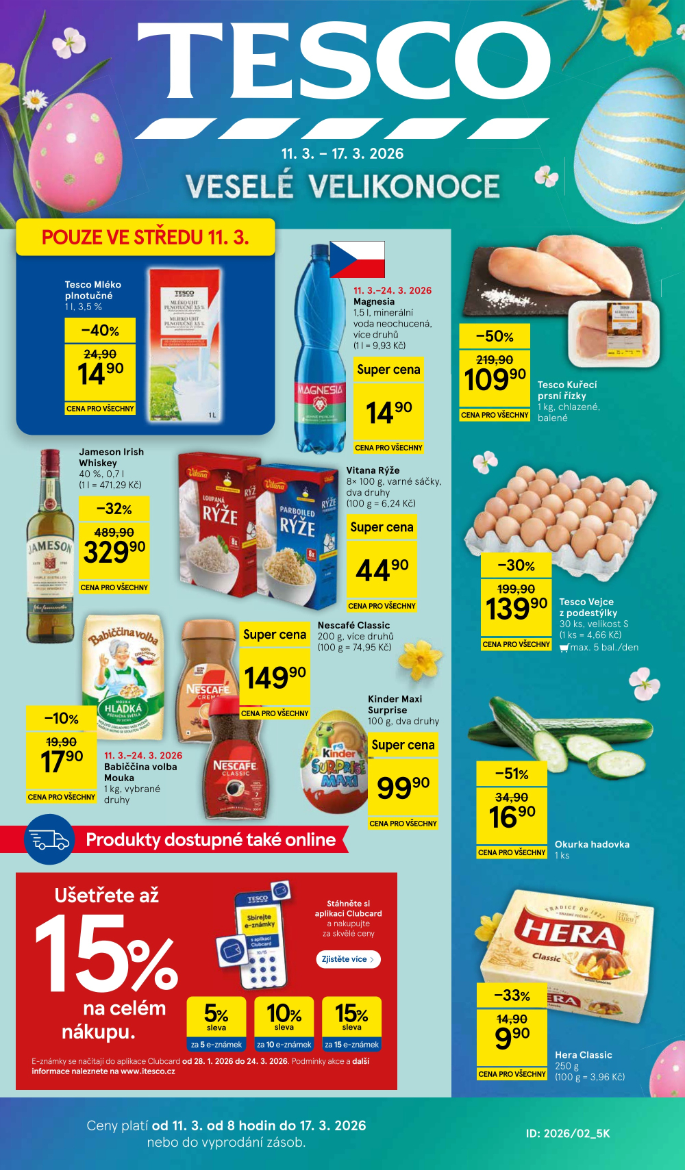 Leták Tesco hypermarket leták - strana 1