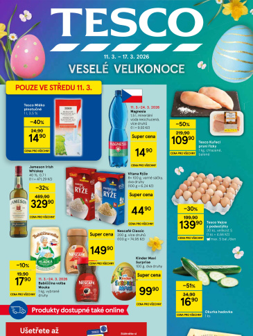 Tesco hypermarket leták