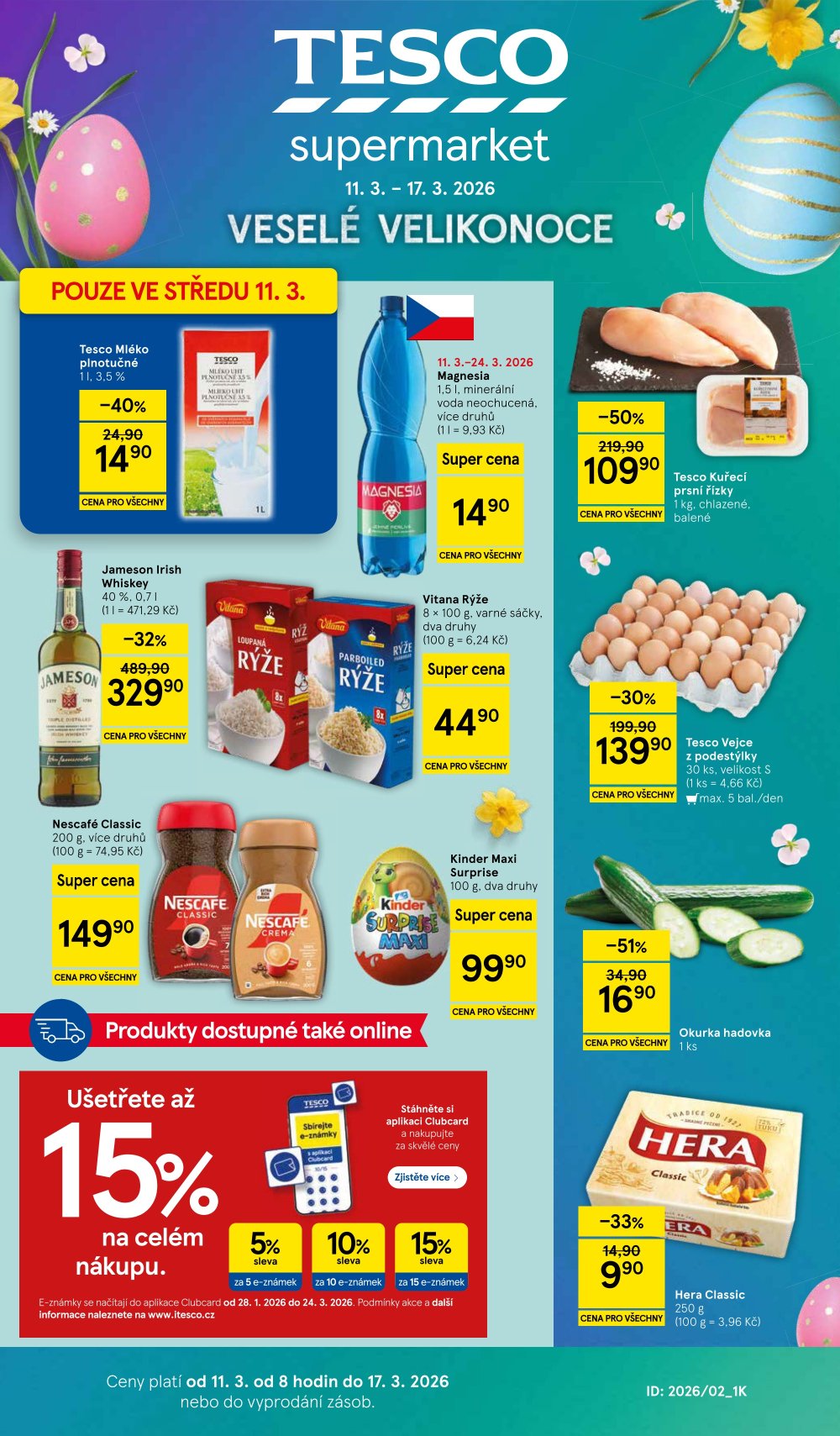 Leták Tesco supermarket leták - strana 1