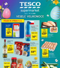 Akční leták Tesco supermarket 