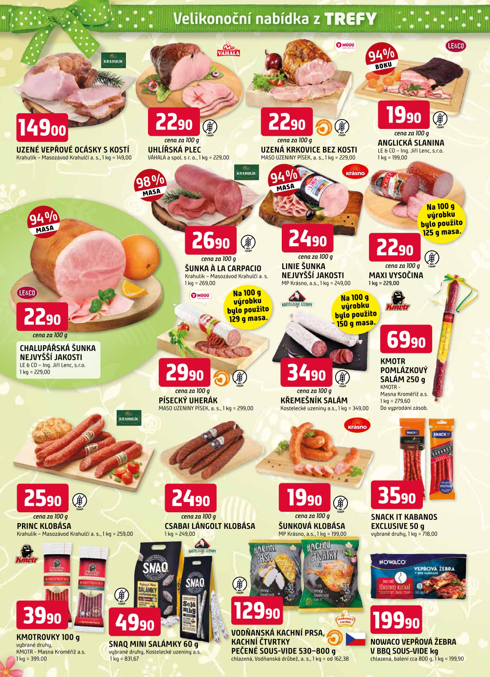 Leták TREFA leták - Jarní speciál - strana 2