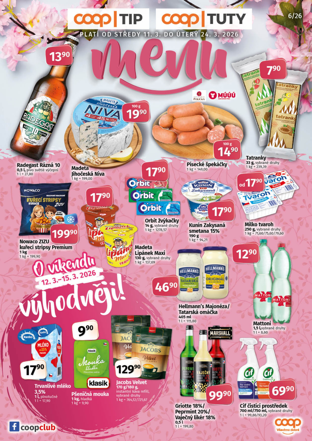 Leták COOP leták - TIP a TUTY Menu - strana 1