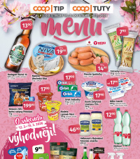 Akční leták COOP  - TIP a TUTY Menu