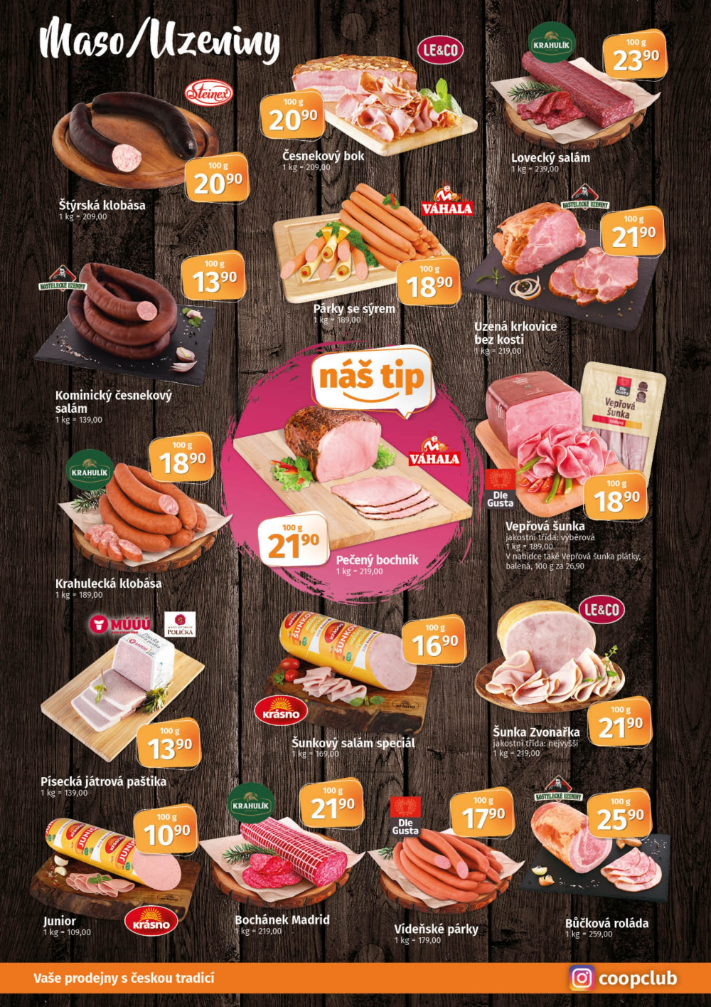 Leták COOP leták - TIP a TUTY Menu - strana 2