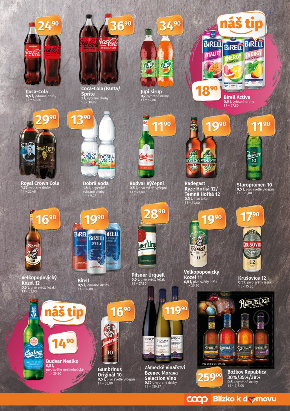 Leták COOP leták - TIP a TUTY Menu - strana 7