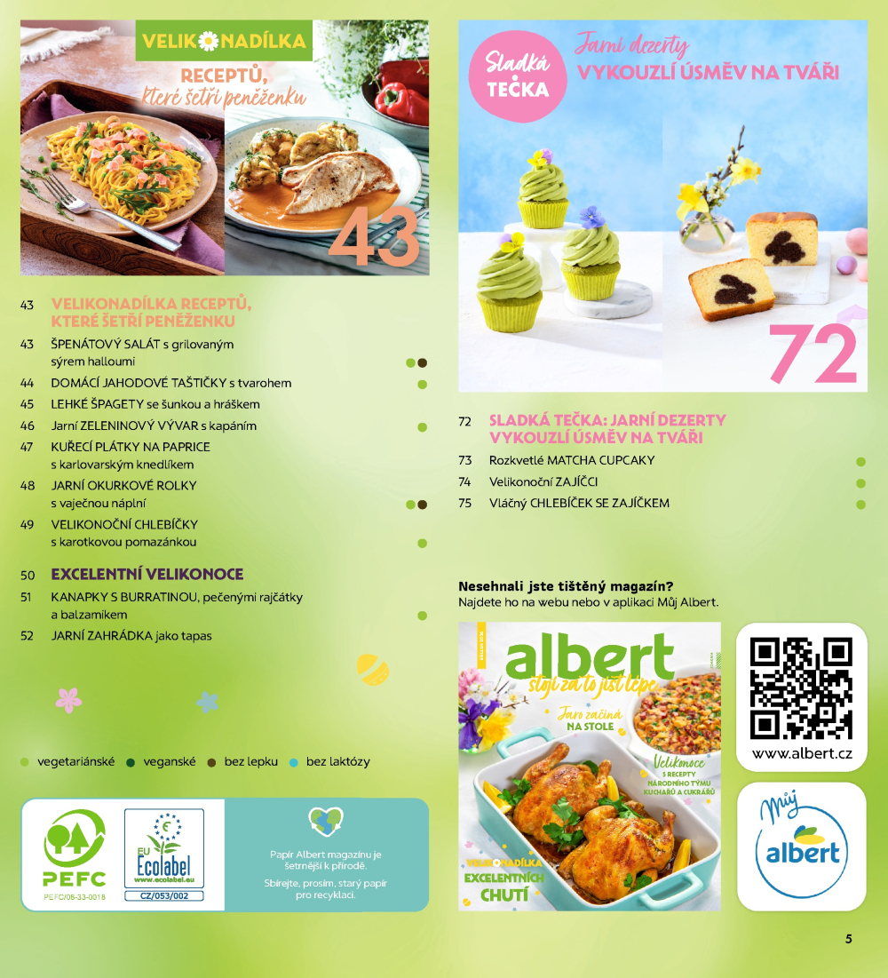 Leták Albert magazín - strana 5