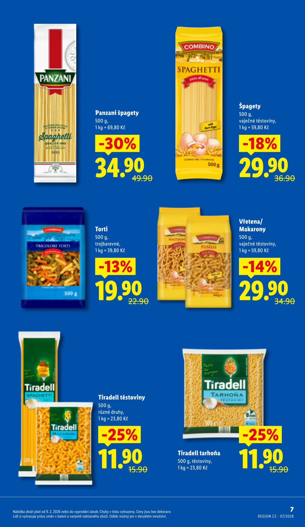 Leták Lidl leták - Ceny v klidu - strana 7