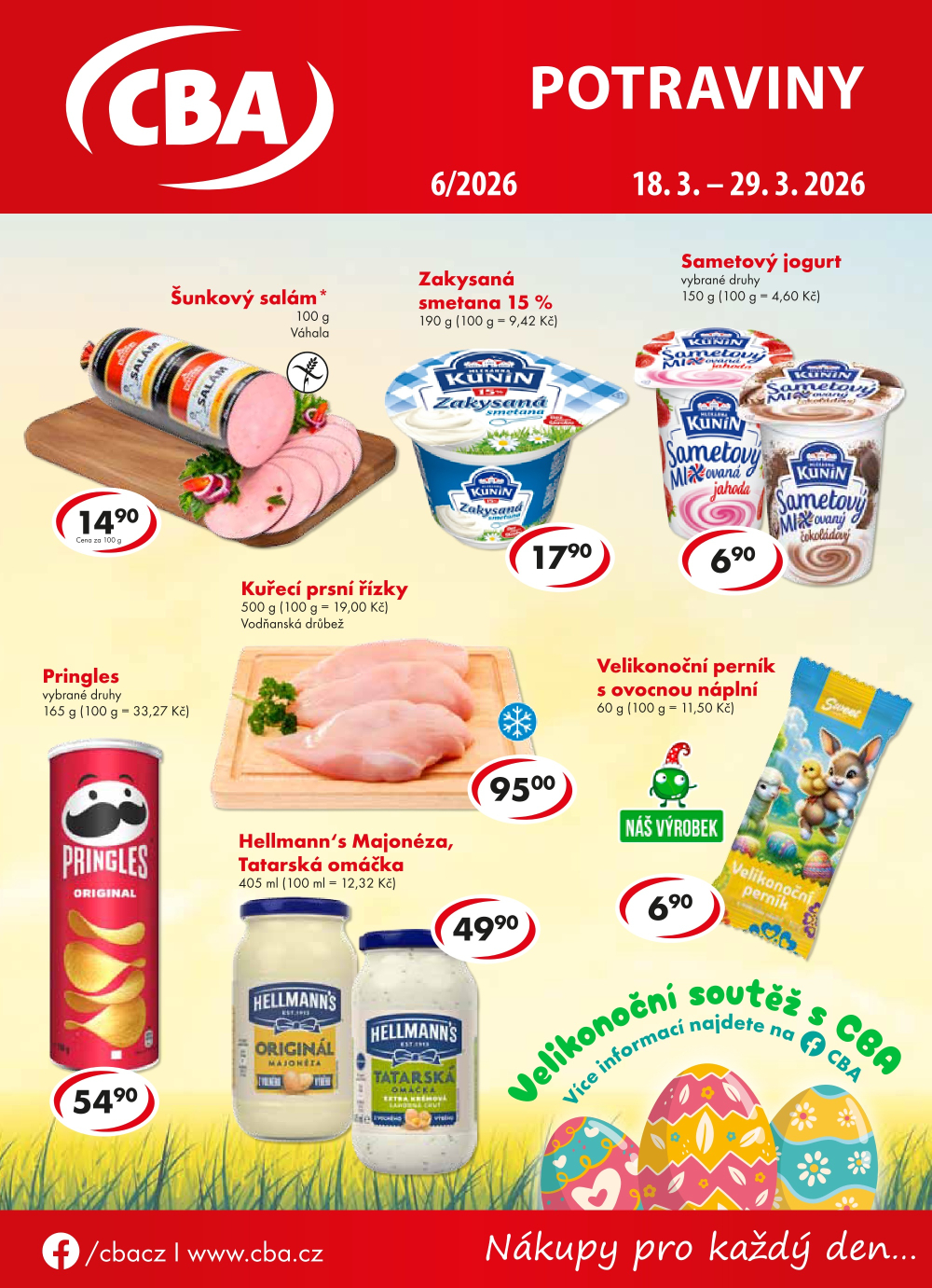 Leták CBA Potraviny leták - strana 1