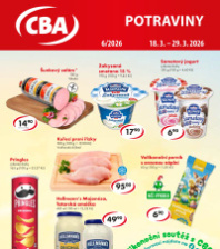 Akční leták CBA Potraviny 