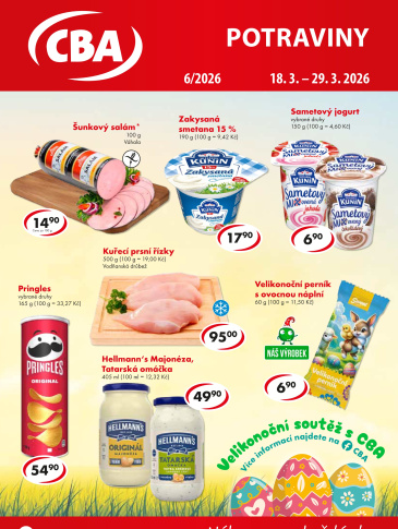 CBA Potraviny leták