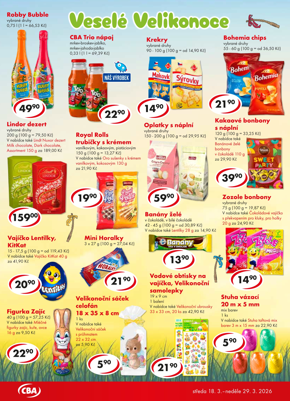 Leták CBA Potraviny leták - strana 4