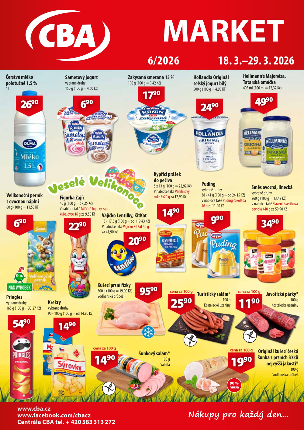 Leták CBA Market leták - strana 1