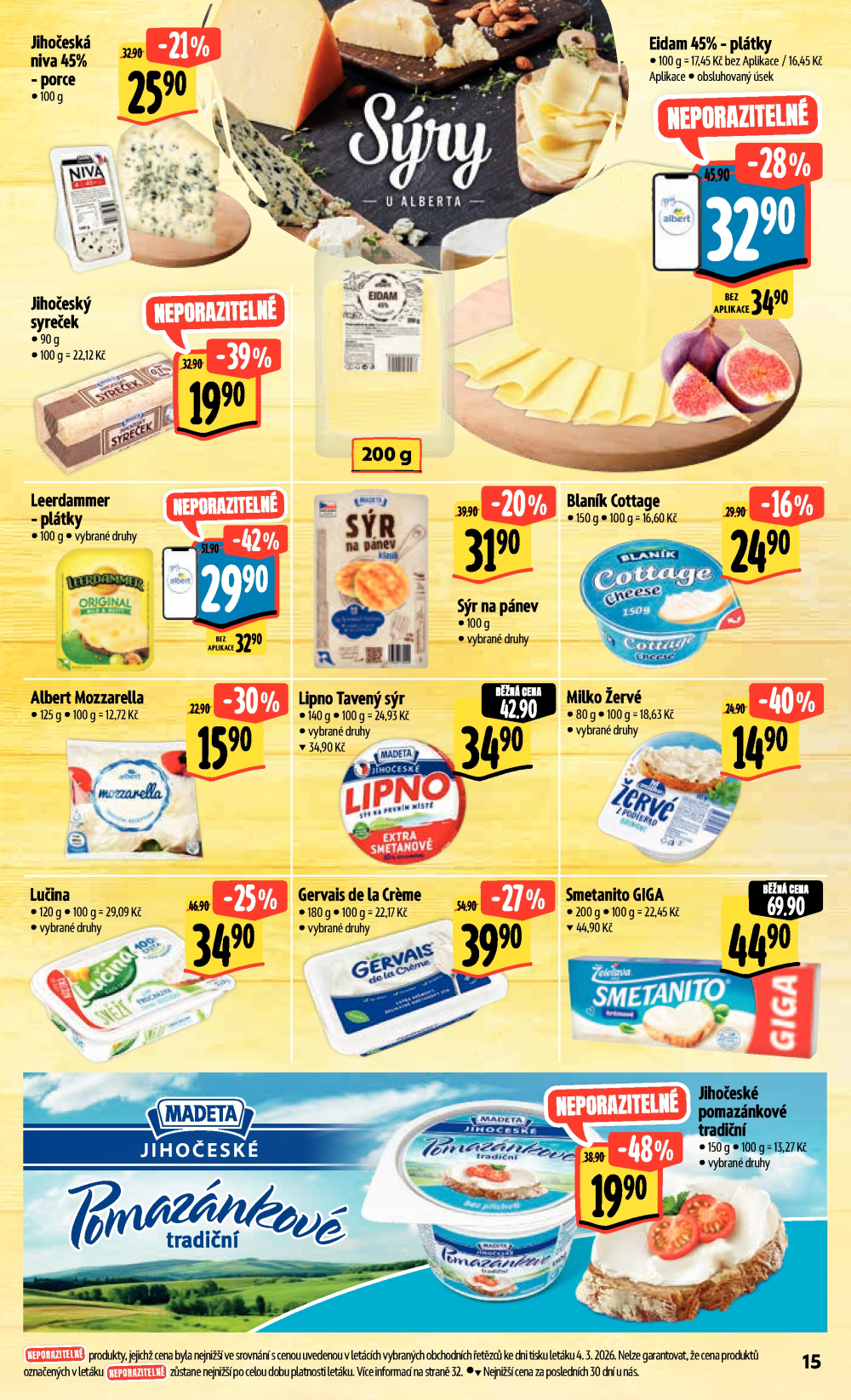 Leták Albert Hypermarket leták - Brno Cejl, Tkalcovská - strana 31