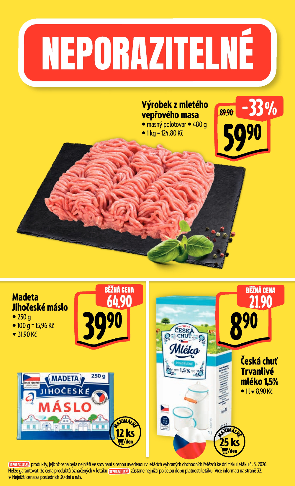 Leták Albert Hypermarket leták - Brno Cejl, Tkalcovská - strana 3