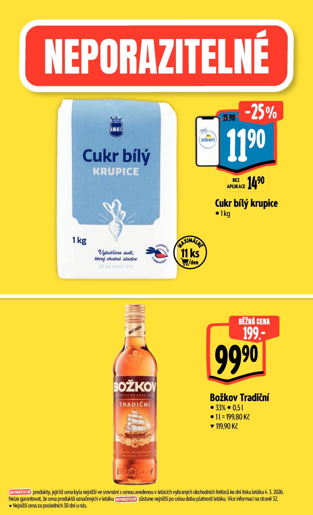 Leták Albert Hypermarket leták - Brno Cejl, Tkalcovská - strana 4