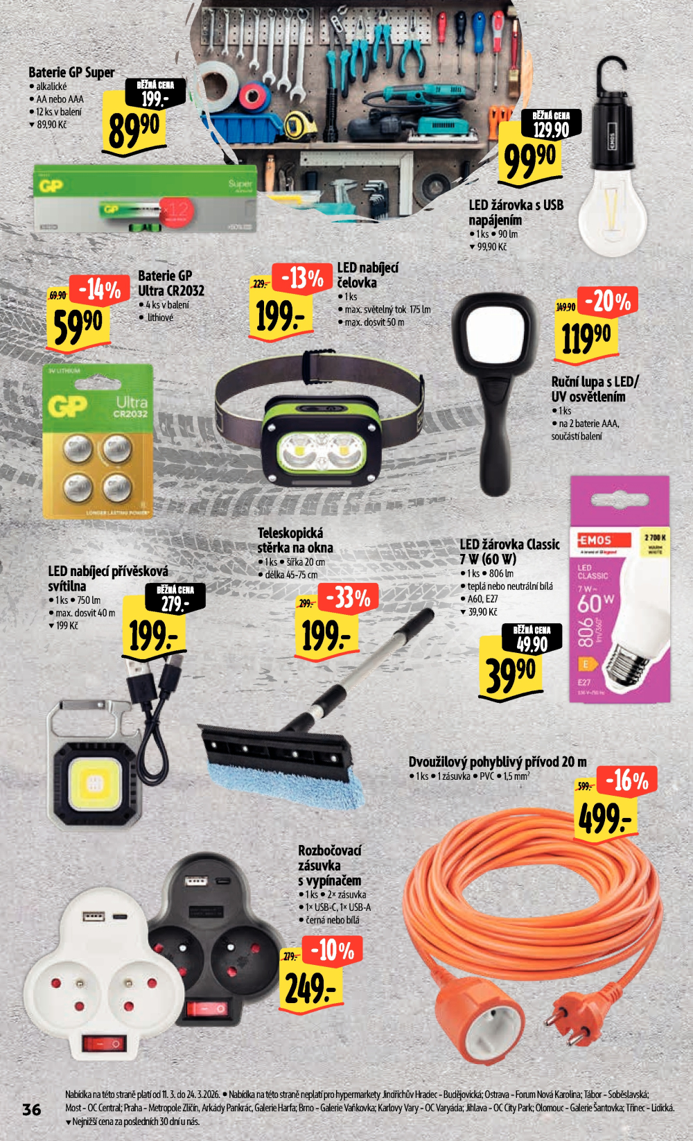 Leták Albert Hypermarket leták - Brno Cejl, Tkalcovská - strana 52