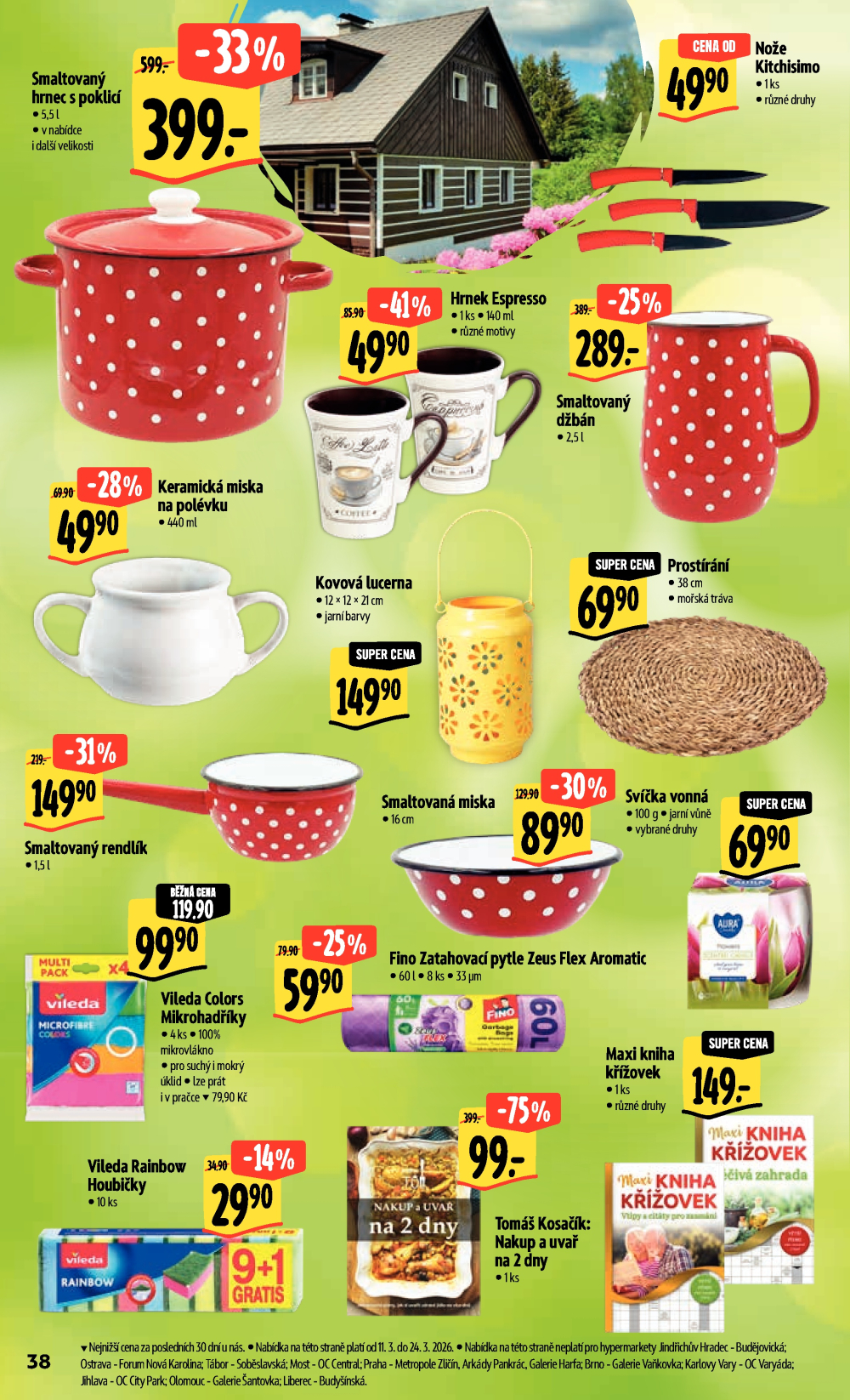 Leták Albert Hypermarket leták - Brno Cejl, Tkalcovská - strana 54