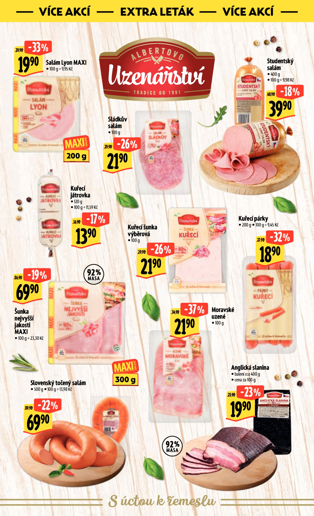 Leták Albert Hypermarket leták - Brno Cejl, Tkalcovská - strana 56