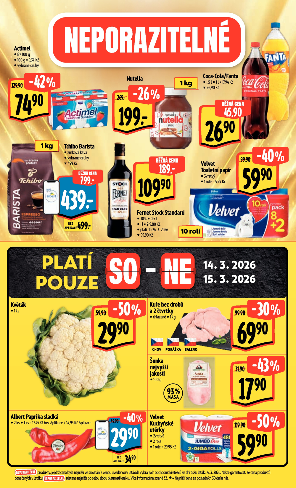 Leták Albert Hypermarket leták - Brno Cejl, Tkalcovská - strana 63