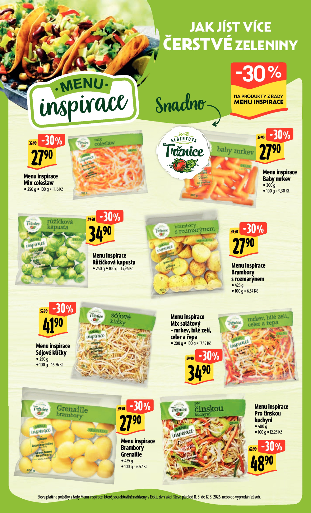 Leták Albert Hypermarket leták - Brno Cejl, Tkalcovská - strana 8