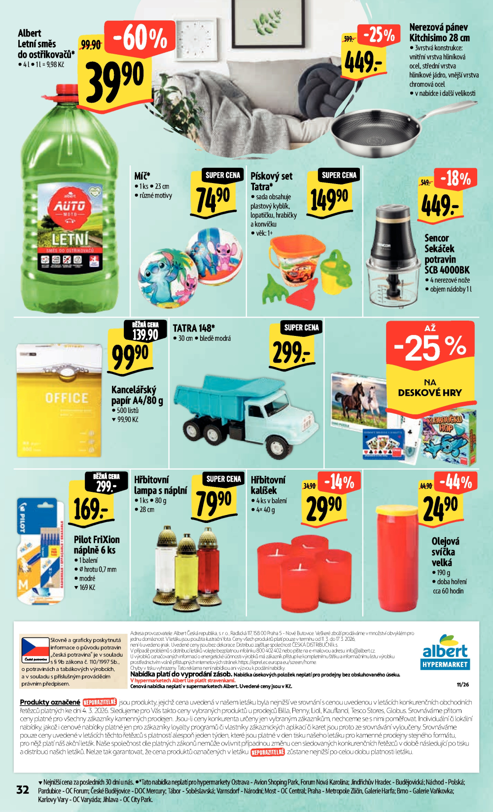 Leták Albert Hypermarket leták - strana 40